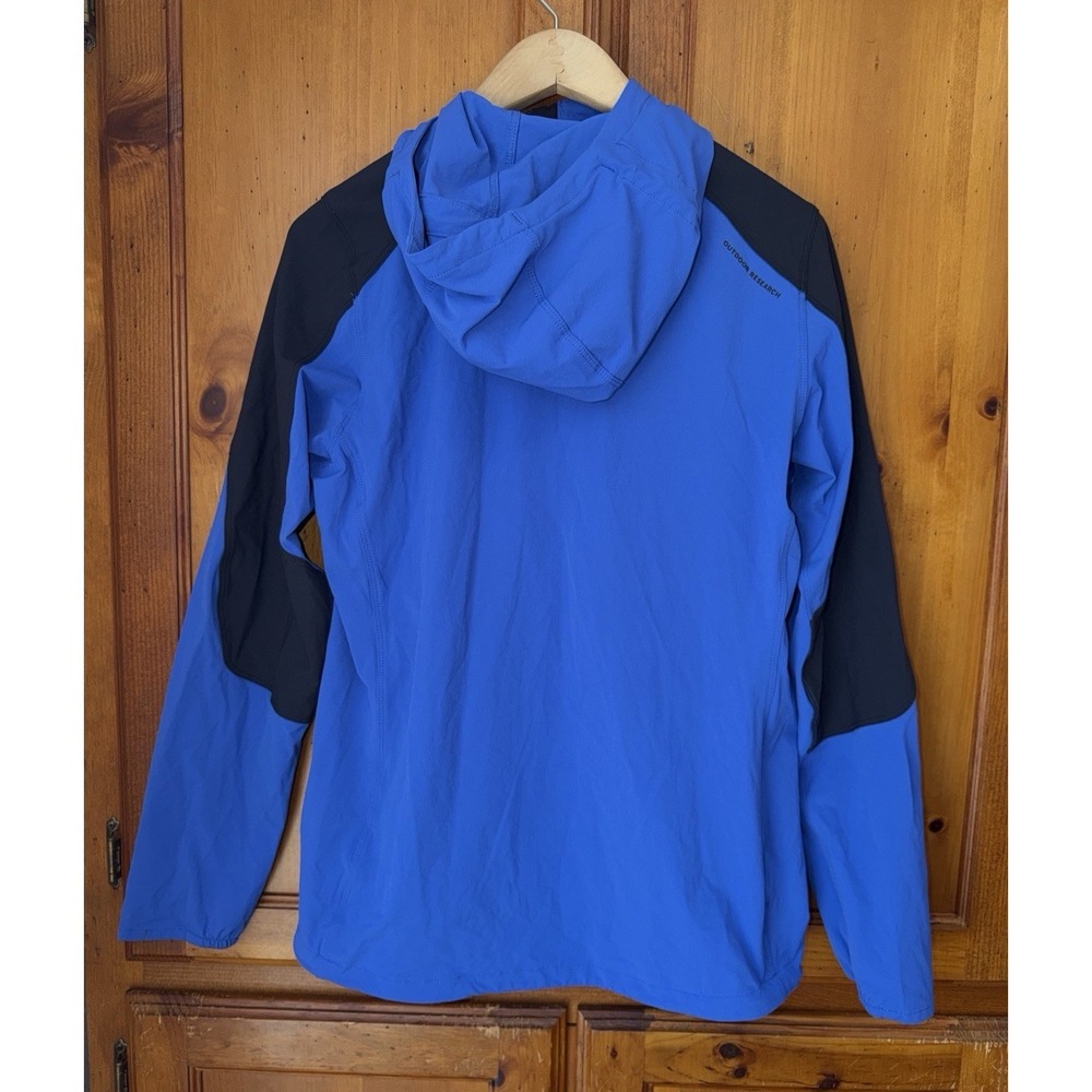 Outdoor Research Women's M Ferrosi Hoodie Jacket Blue Hiking Full Zip 287624 - Picture 4 of 10